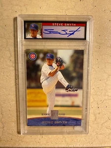 2001 TOPPS RESERVE #139 STEVE SMYTH UNCIRCULATED AUTO! #/1500! PSA 8! "A" - Bild 1 von 2