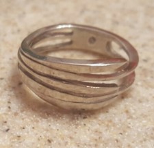 Ring Size 7 Womens Fashion Silver Wrap