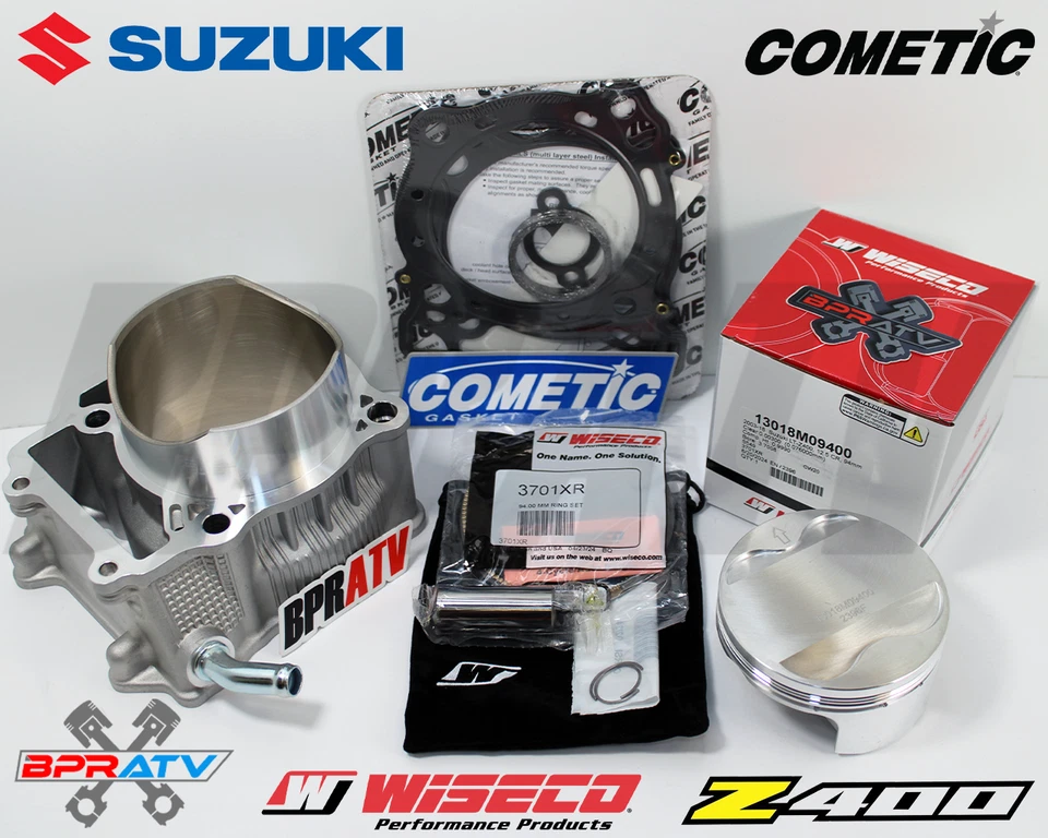 BPRATV Suzuki DRZ 400 94mm Big Bore Cilindro Pistón Wiseco Kit de Reconstrucción Extremo Superior Foto 1 de 4