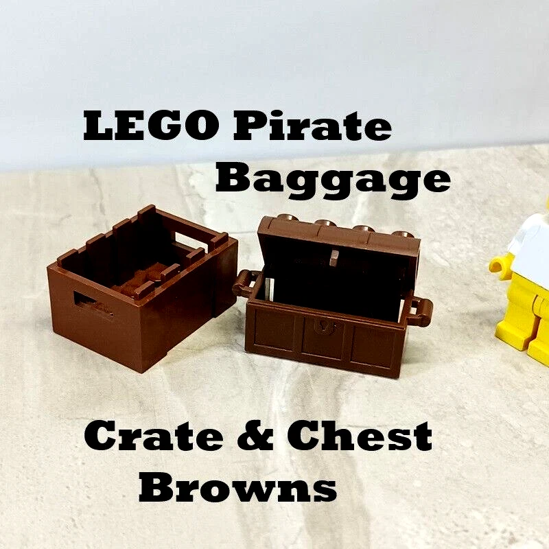 LEGO Pirate Suitcase Luggage Crate Treasure Trunk Chest Browns Hope Chest Box - Image 1 of 1