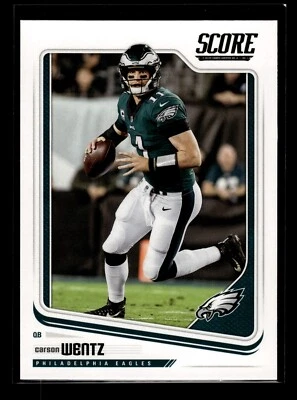 2018 Score #258 Carson Wentz (NM)(FTB) - Image 1 of 2