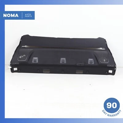 11-16 BMW F10 535i 550i 528i cubierta trasera paquete estante panel negro 51468038186 OEM Foto 1 de 4