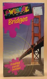 Awesome Bridges VHS 1994 mit Sammelkarten drin! *VERSIEGELT* **Buy 2 Get 1 Free** - Bild 1 von 3