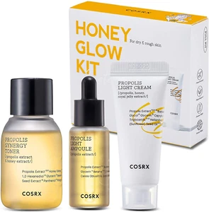 COSRX Honey Glow Kit 3 Piece Korean Skin Care Set Serum & Toner & Cream NEW - Picture 1 of 3