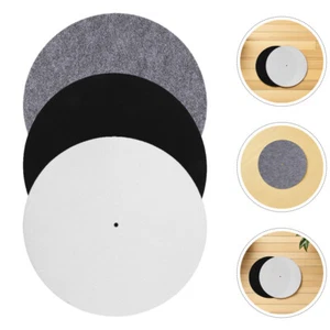 3 Pcs Record Player Felt Pad Disc Protective Mat Fairy Sculpture - Picture 1 of 12