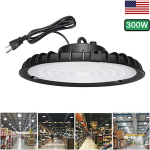 300W UFO Led High Bay Light Commercial Warehouse Industrial Garage Light Fixture - Picture 1 of 15