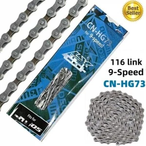 7/8/9Speed Chain 116 Links Mountain Bike Chain Shimano MTB Road Bike for Shimano - Picture 1 of 11