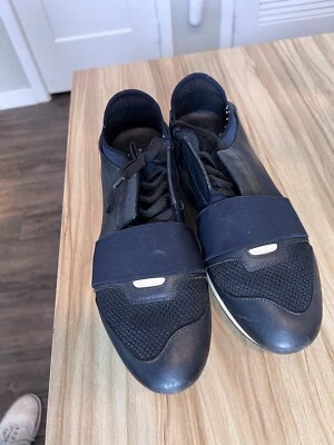 Size 10 - Balenciaga Race Runner Black  (No box) - Image 1 of 4