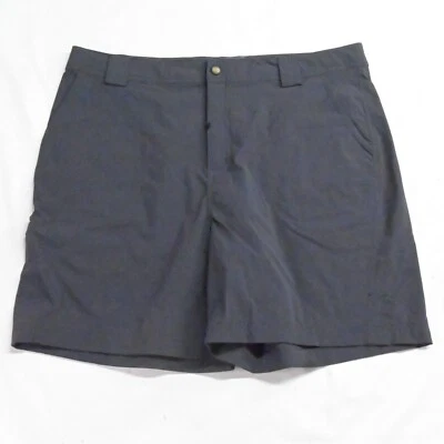 Pantalones Cortos de Carga LL Bean Grande X Gris Oscuro Exterior Bolsillo con Cremallera Cintura Ajustable Foto 1 de 4