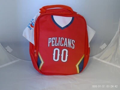 Refrigerador de bebida/almoço pessoal isolado New Orleans Pelicans "novo" - Imagem 1 de 4