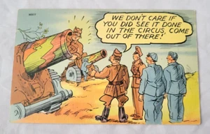 Vintage WWII Military Postcard Unused Comical - Picture 1 of 4