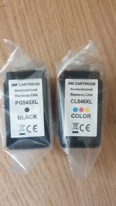 Canon PG545XL Black CL546XL Colour Ink Cartridge (REFILLED) + FREE UK DELIVERY!