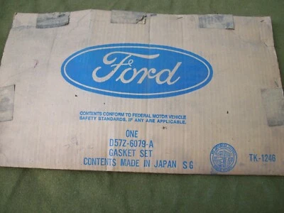 Комплект прокладок головки оригинального производителя Ford 1975 75 для курьерских грузовиков Mazda B2000 1,8 л новый из старых запасов  - Изображение 1 из 4