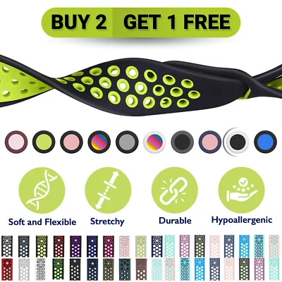 Silicone Band For Watch Series 1 2 3 4 5 6 7 8 9 Sport 38/40/41/42/44/45/49mm