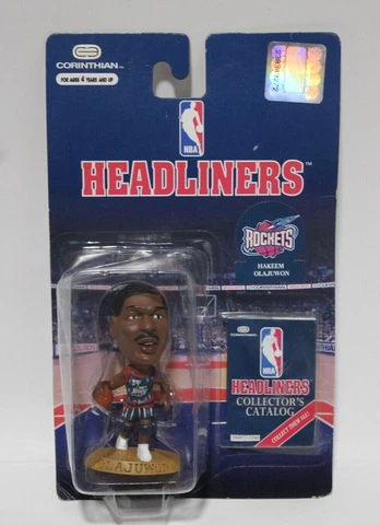 1996 Hakeem Olajuwon HEADLINERS NBA Corinthian HOUSTON ROCKETS Cover