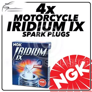 4x NGK Iridium IX Spark Plugs for KAWASAKI 400cc ZX400 L1-L9 ZXR400 91->99 #3521 - Picture 1 of 1