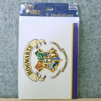 Convites e envelopes Harry Potter 8 unidades vintage novo Hogwarts ano 2000 novo - Imagem 1 de 4