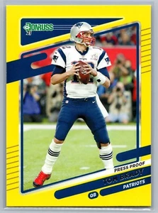 2021 Donruss Press Proof Tom Brady 2 Card Lot - GOAT NM-MT *TEXCARDS* - Bild 1 von 4