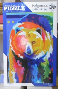 BIG BEAR BY JOHN BALLOUE - NEW - INDIGENOUS ART PUZZLE - Picture 1 of 2