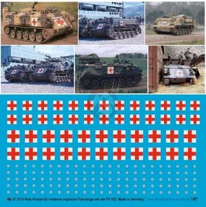 Peddinghaus 1/87 (HO) FV432 Ambulance British Vehicle Red Cross Markings 3314 - Picture 1 of 1