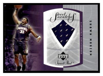 Shawn Marion 2002 Upper Deck Sweet Shot SM-S  MEM  Sweet Swatches - Image 1 of 2