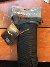 Nike Mercurial Lite Slip In Shinguards Size S/P Black/orange