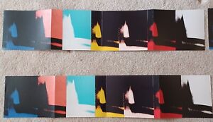Shadows Andy Warhol 17 Linear Feet total (6 pieces of 33.875" x 7") 
