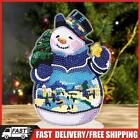 5D DIY Desktop Diamond Painting Ornament Cute Embrace Snowman Christmas Decors