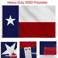 3x5 Ft Embroidered Texas State Flag Sewn Flags Decorative Uv Protected Flag