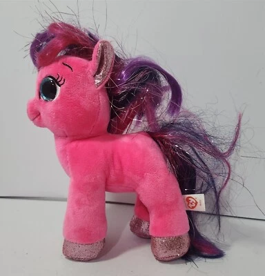 TY Beanie Boos Pony Ruby Plush Toy 2018 7.5" Sparkles Stuffed Toy - image 1 of 4