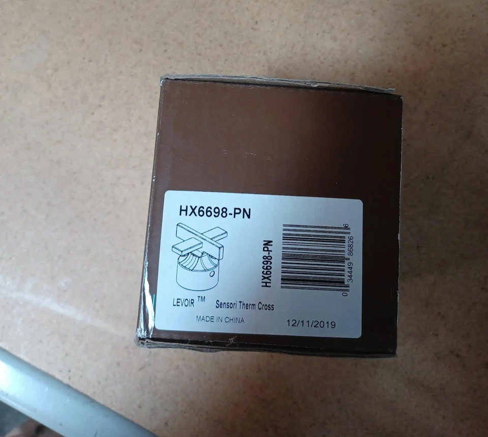 Brizo Levoir Sensori 恒温阀装饰单十字手柄抛光镍 — 第 1/1 张图片