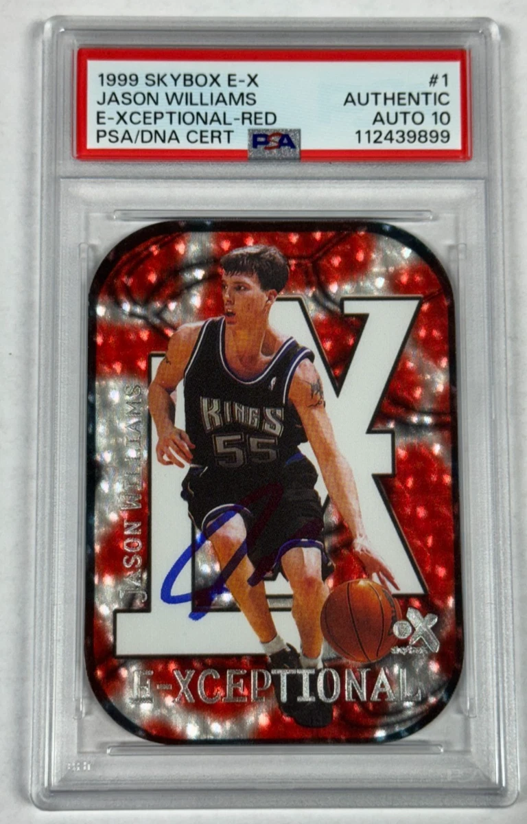 Jason Williams Autographed Basketball Trading Cards & Accessories