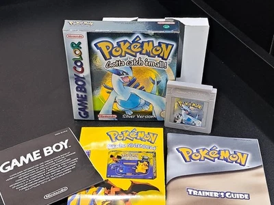 Pokemon Silver Version Nintendo Game boy Complete In Box CiB Manual GB GBC Color - Image 1 of 4