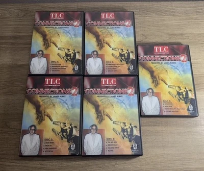 Connections 2 (DVD, 2003) – Complete 5-Disc Set – James Burke – Tested – VG - Image 1 of 4
