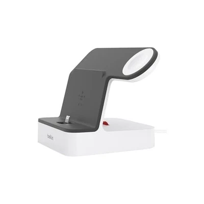 BELKIN 2-IN-1 IPHONE & APPLE WATCH CHARGING DOCK - F8J237V2 - WHITE - Image 1 of 4