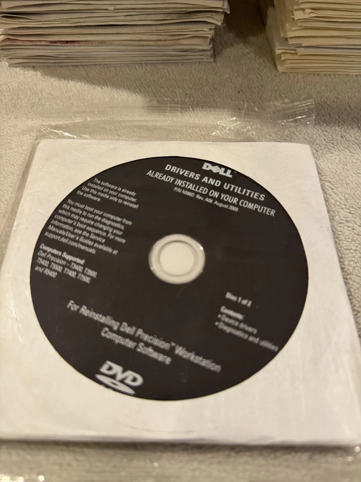 Dell Reinstalling Dell Precision Workstation Computer Software - Image 1 of 1