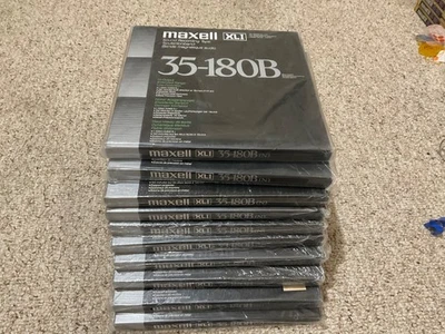 MAXELL XLI 35-180B 1/4" 10,5" METAL Carretel para Carretel FITA • NOVO (1). - Imagem 1 de 4