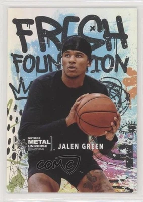 2021 Skybox Metal Universe Champions Spectrum Jalen Green #FF1 Rookie RC - Image 1 of 2