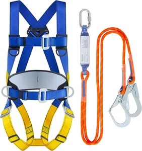 Arnés de seguridad universal de cuerpo completo para protección contra caídas - Imagen 1 de 12