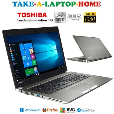 Toshiba i7 SSD Laptop 512Gb Z-Series Intel 3.1GHz FHD WiFi + Cellular SimCard - Image 1 of 4