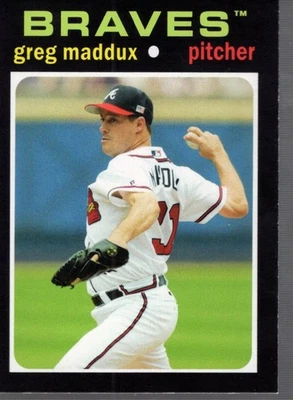 2013 Topps Update 1971 Topps Minis #24 Greg Maddux - BB - Image 1 of 2