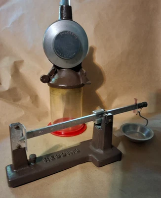 De colección - Medida de polvo Redding #3 en caja y escala de polvo y bala Redding Foto 1 de 4