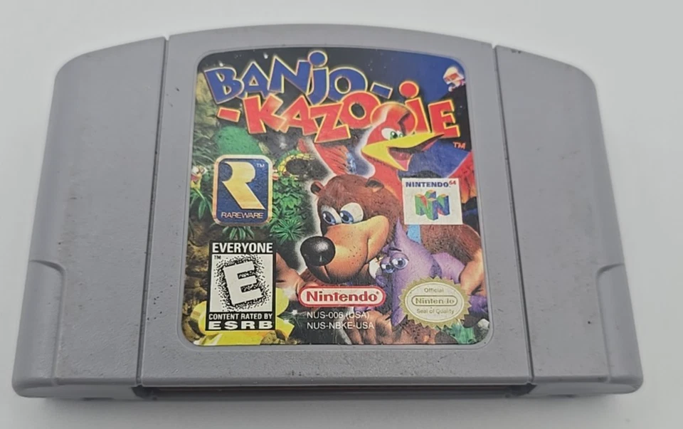 Banjo-Kazooie (Nintendo 64, 1998) N64 - Cartridge Only Tested Working Authentic - Image 1 of 4