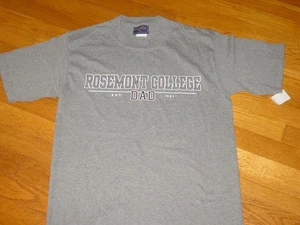 Vintage ROSEMONT COLLEGE RAVENS    DAD    Jansport   T-Shirt NEW NWT ....  SMALL - Picture 1 of 9
