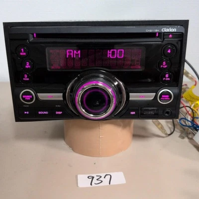 Receptor de audio para automóvil Clarion CX211BK 2DIN CD/USB/MP3/WMA/FM/AM MAX.21W x4 DC12V Foto 1 de 4