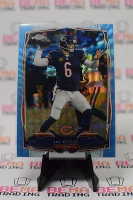 2014 Topps Chrome - Jay Cutler #58 Blue Wave Refractor - Image 1 of 3
