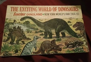 SINCLAIR UND DIE AUFREGENDE WELT DER DINOSAURIER Vintage Buch (1964) Werbung - Bild 1 von 4