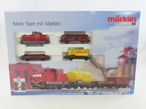Märklin 29155 H0 - Delta Startset Goederentrein DHG 700 Loc met C-Rails Ovaal - Foto 1 di 12
