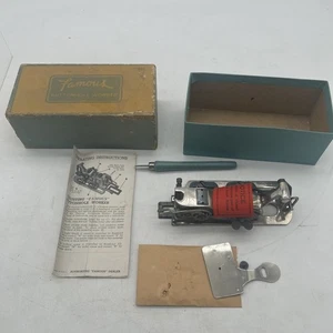 Vintage Famous Buttonhole Worker Attachment for Sewing Machine - Picture 1 of 7