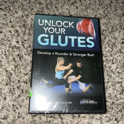 UNLOCK YOUR GLUTES: DEVELOP A ROUNDER & STRONGER BUTT WORKOUT DVD BRIAN KLEPACKI - Image 1 of 2